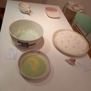 Keramik bemalen im Atelier Unico
